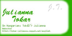 julianna tokar business card